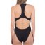 Damen-Badeanzug Hurley O & O Solid Racerback Mod - Farbe: Schwarz, Größe: L