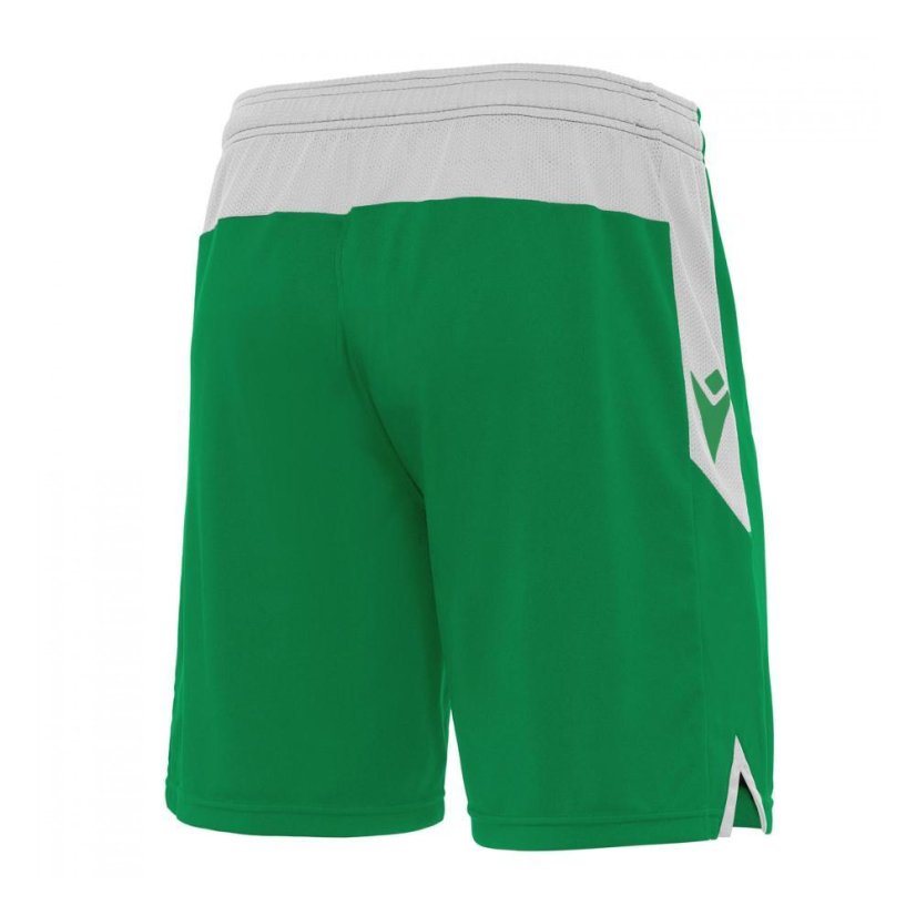 Fußballshorts Macron Tempel - Farbe: Rot/Weiß, Größe: M