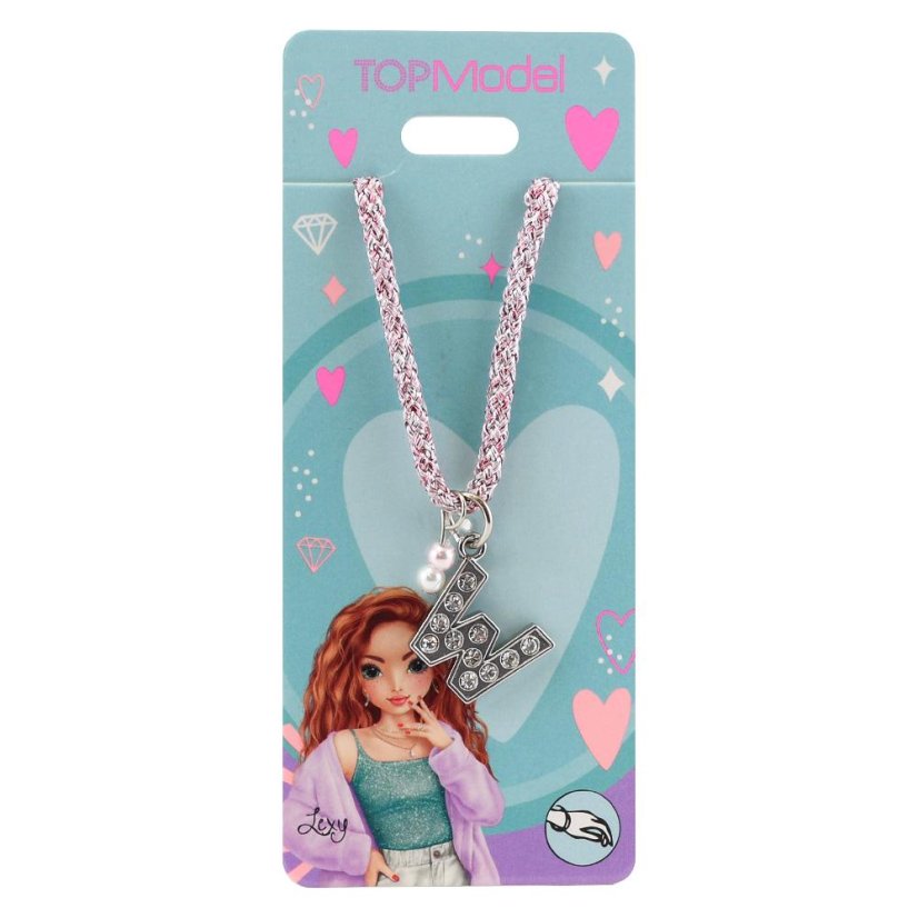 Kordelarmband Top Model, Buchstabe „W“ Lexy