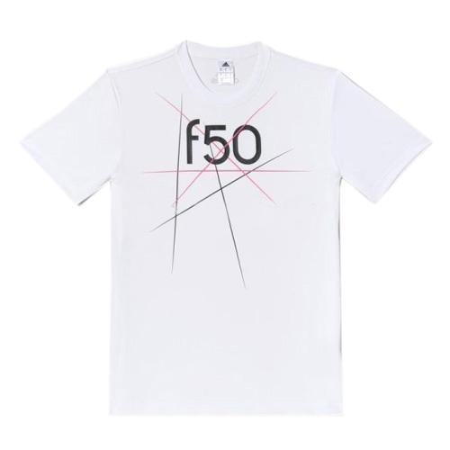 Pánske tričko Adidas F50 Poly Tee - Farba: Biela, Veľkosť: S