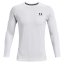 Under Armour HG Armour Fitted férfi póló - Szín: Fehér, Méret: XL