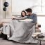 Imetec 16937 gray heated blanket
