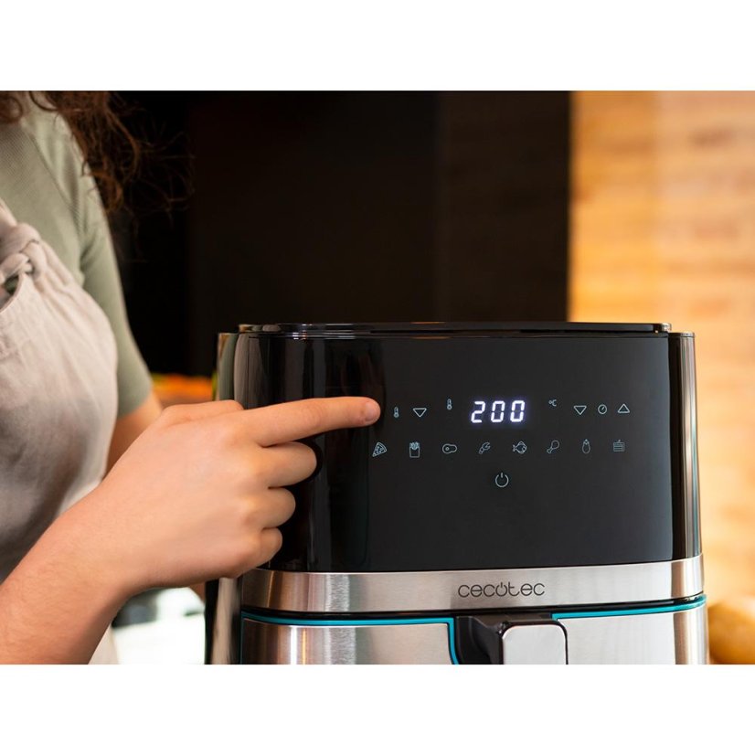 Heißluftfritteuse Cecotec CecoFry 3317 schwarz-silber