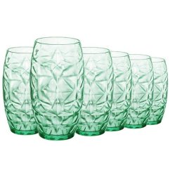 Bormioli Rocco Oriente Cooler Zelené poháre, 6 x 470 ml