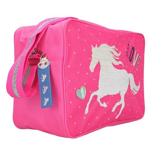 Crossbody Miss Melody, Love, silver horse