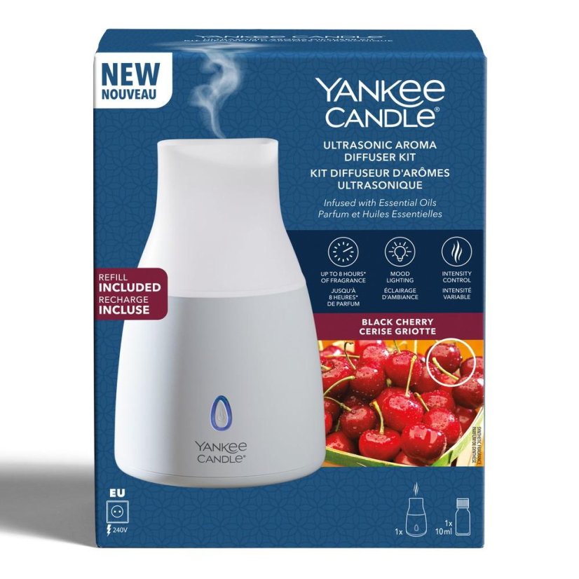 Elektryczny dyfuzor Yankee candle Ultrasonic, Ripe Cherry