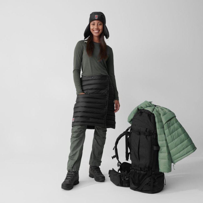 Dámská sukně Fjällräven Expedition Pack Down Skirt - Kolor: Czarny, Rozmiar: L