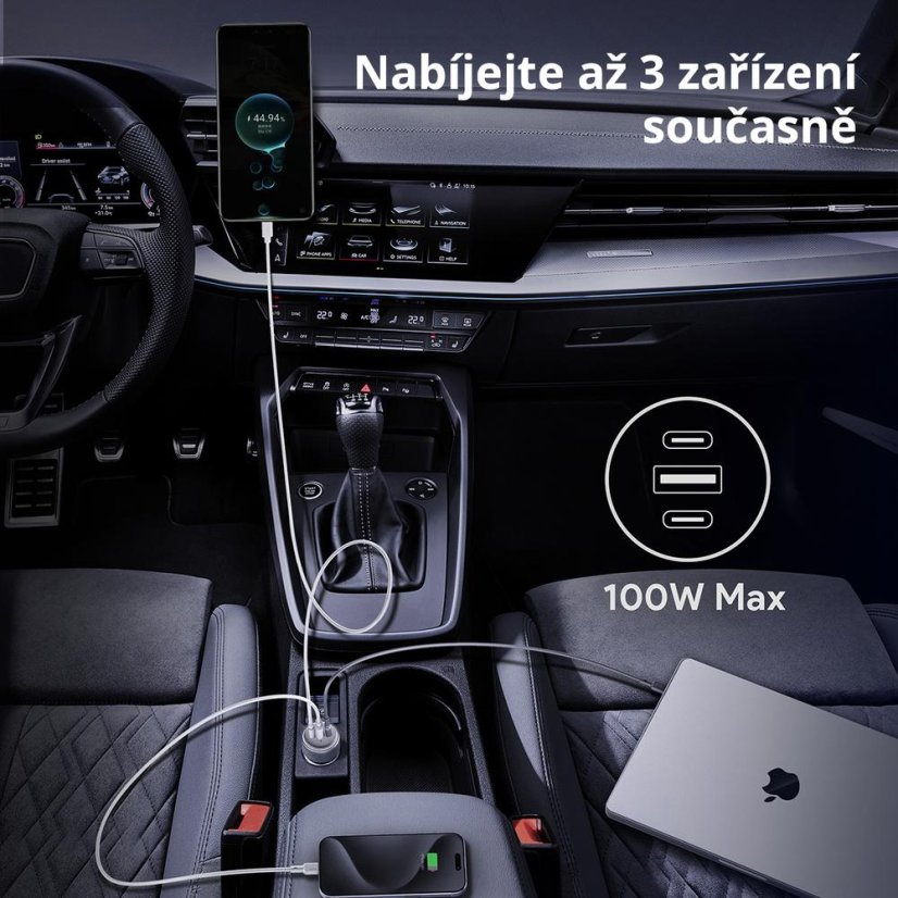 Rychlonabíječka do auta Aukey CC-P3
