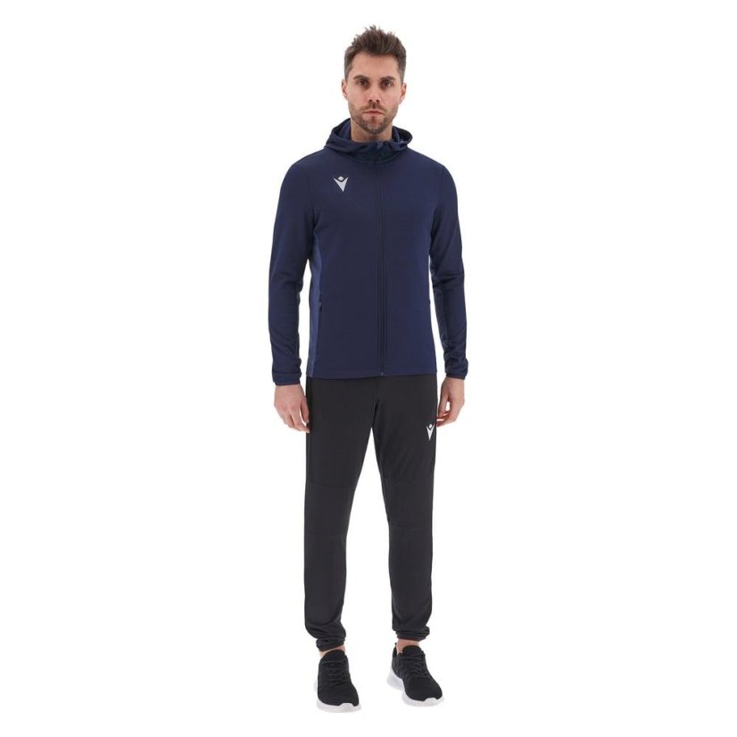 Macron Success Sweatshirt - Color: Blue, Size: L