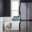 Zwischenstück für Waschmaschine und Wäschetrockner Meliconi 656136 Torre Black, schwarz