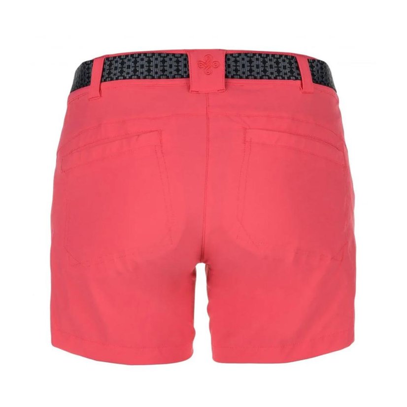 Women's shorts with belt Kilpi Sunny - Color: Pink, Size: 38