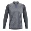 Férfi póló Under Armour UA Tech 2.0 Novelty 1/4 Zip - Szín: Szürke, Méret: L