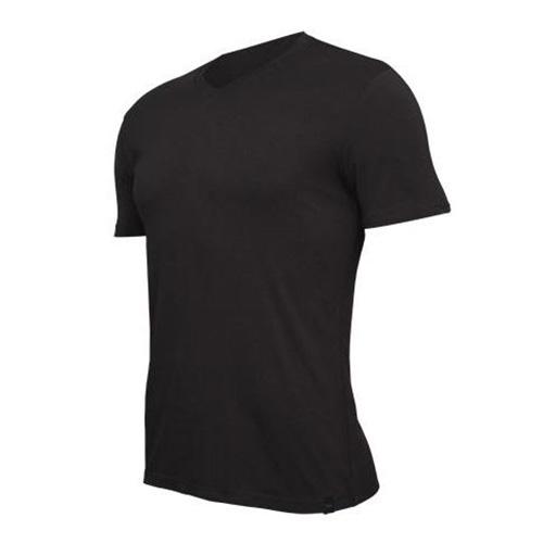 Men's Tufte V-neck black T-shirt