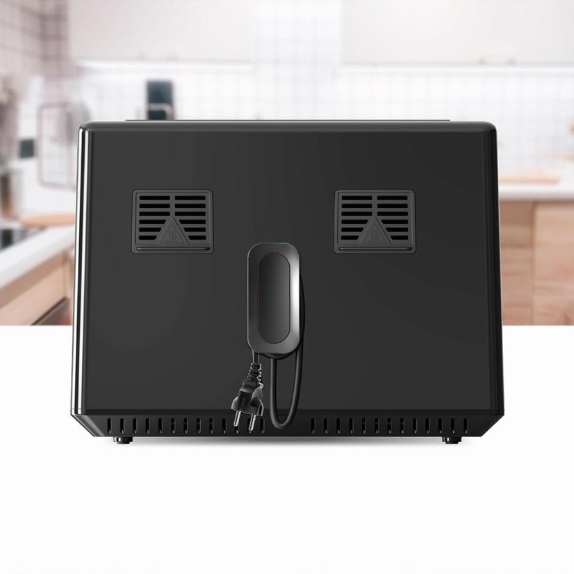 Black+Decker BXAF9000E black and silver hot air fryer