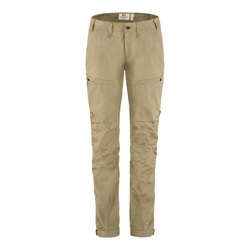 Dámské kalhoty Fjällräven Abisko Lite Trekking Trousers W - Kolor: Beżowy, Rozmiar: 34