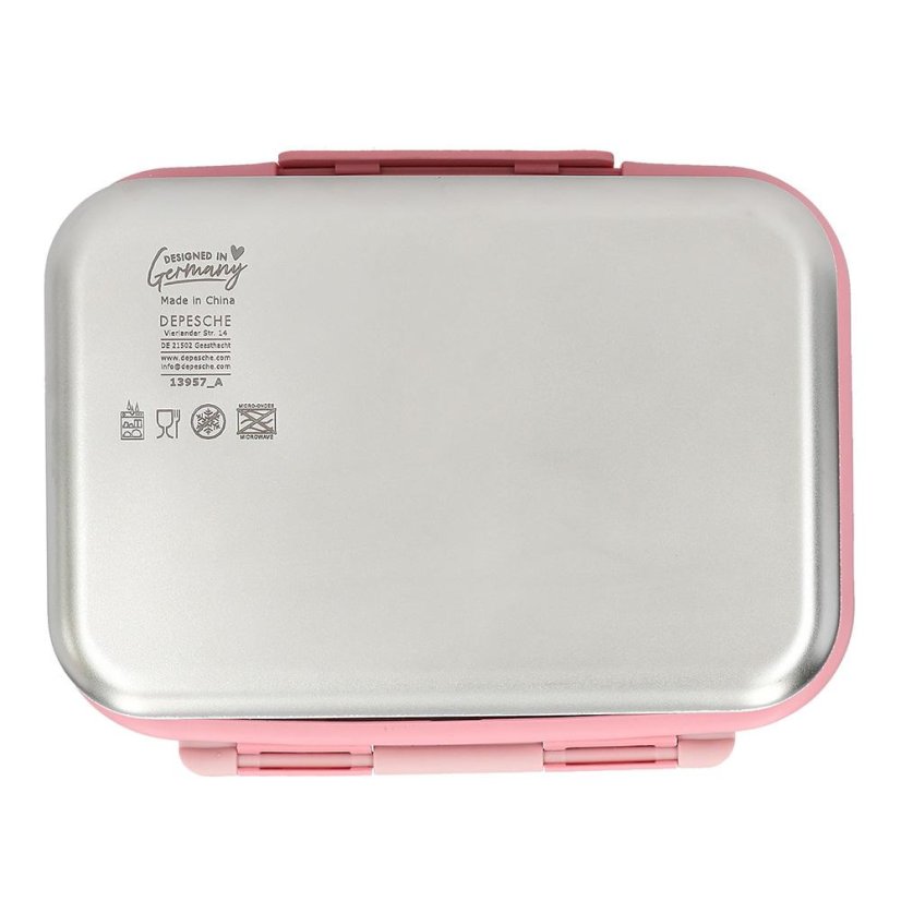 Top Model Stainless Steel Lunch Box – Pink, Talita & Candy