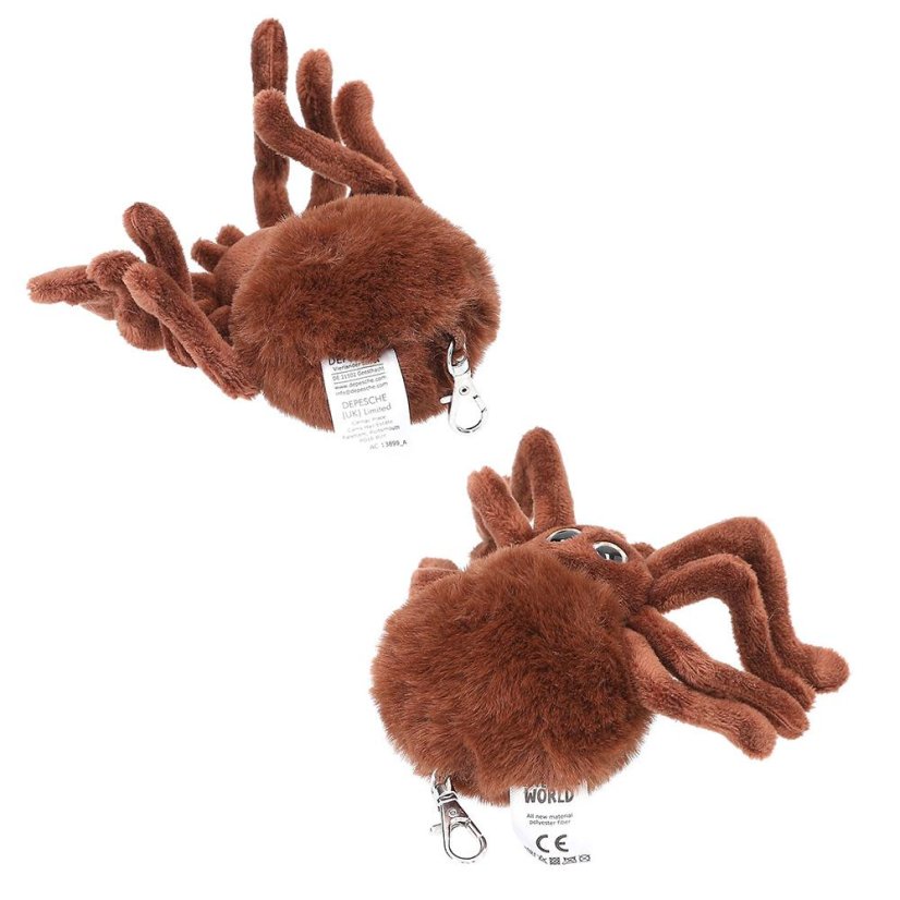 Plush spider with carabiner Adventure World