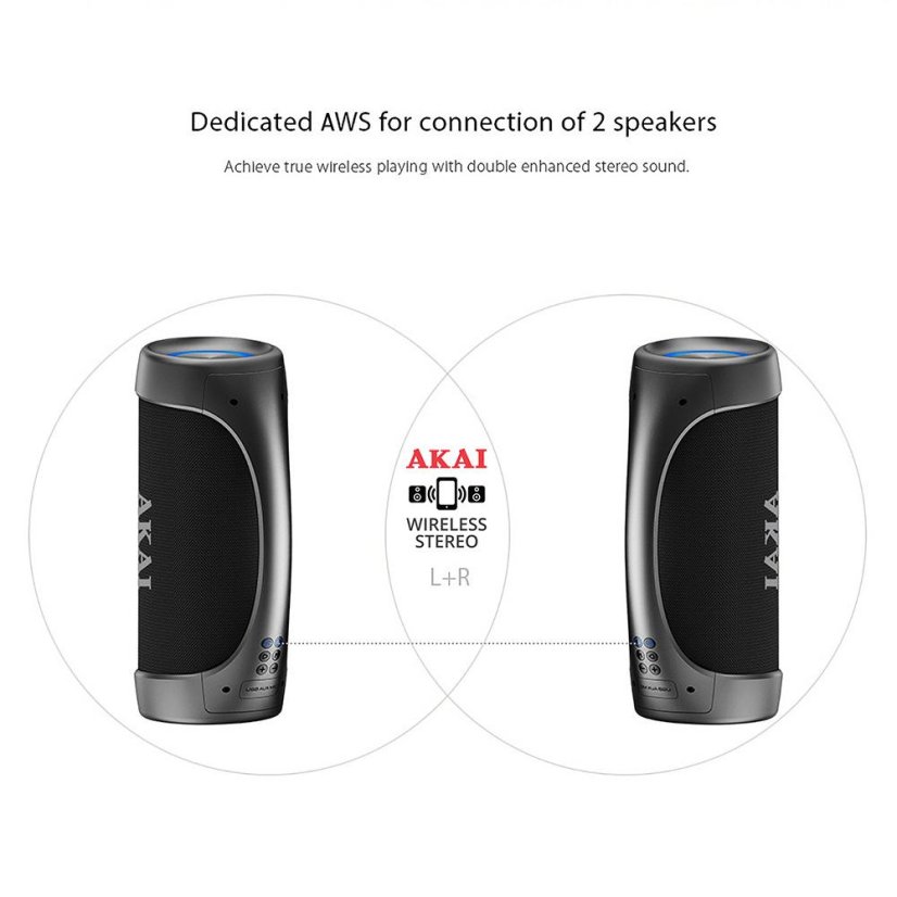 Lautsprecher AKAI ABTS-55 schwarz