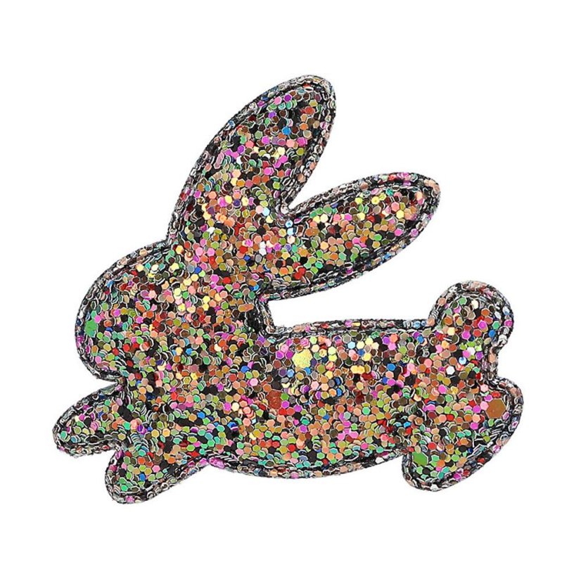 Princess Mimi Hair Clip – Sparkling Rainbow Bunny