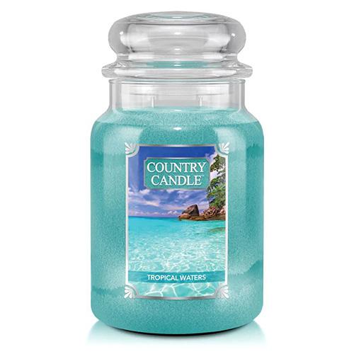 Świeca Country Candle duża, Tropical Waters