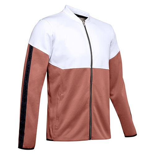 Pánska teplá mikina Under Armour Athlete Recovery Knit Warm Up Top - Farba: Čierna, Veľkosť: L