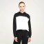 Damen-Sweatshirt Puma Amplified Cropped Hoodie - Farbe: Weiß/Schwarz, Größe: S