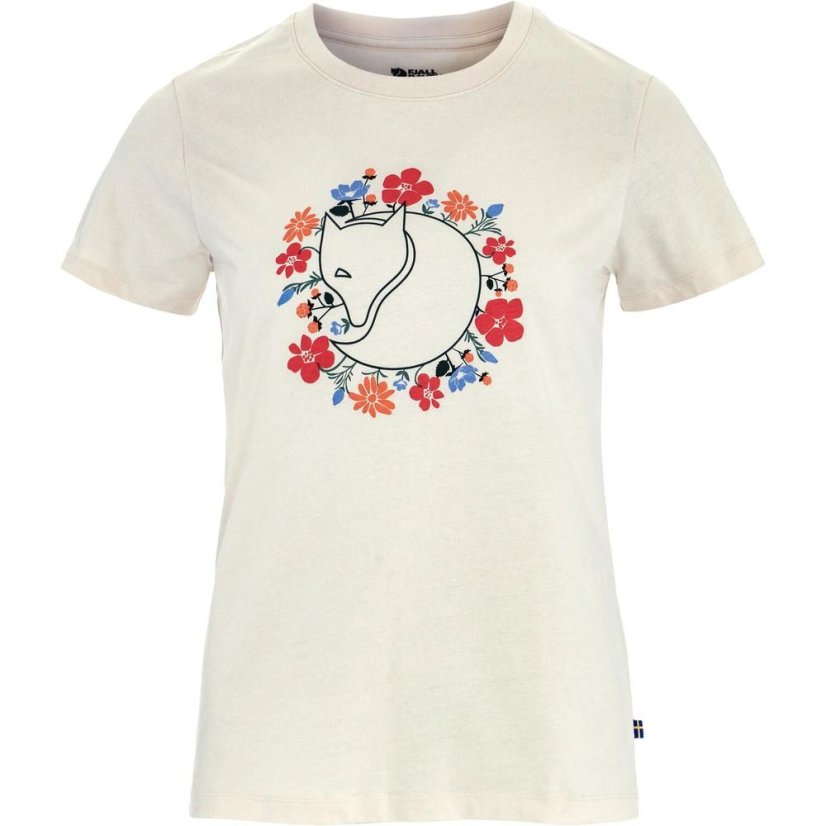 Dámské tričko Fjällräven Fjällblomster Fox T-shirt W - Farba: Zelená, Veľkosť: L
