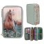 Three-tier pencil case with Miss Melody Romantic Fields accessories