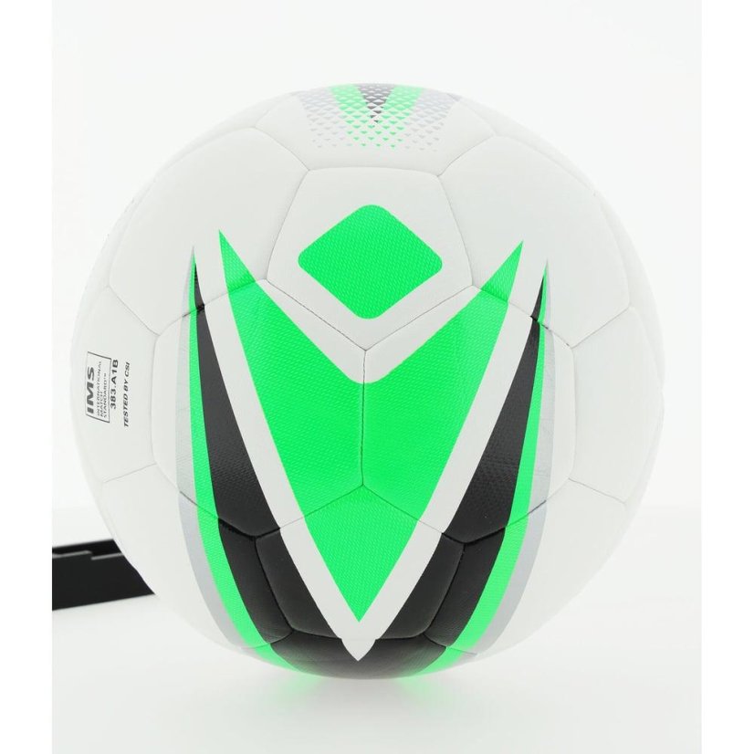 Fußball Macron Solstice XH - Farbe: Weiß/Grün, Größe: 4