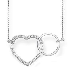 Thomas Sabo Heart and Circle Glam & Soul Necklace KE1645-051-14-L80v