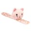 Princess Mimi Cat Pink Brown plush bracelet