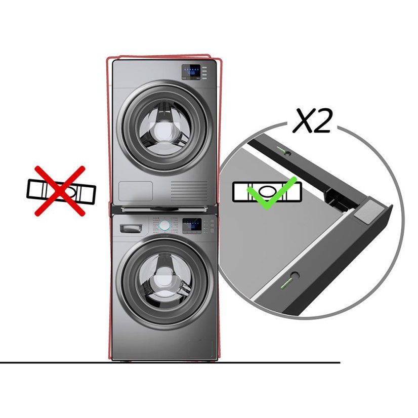 Universal adapter between the handle and the dryer with a wooden shelf Meliconi Torre DARK 656128 black