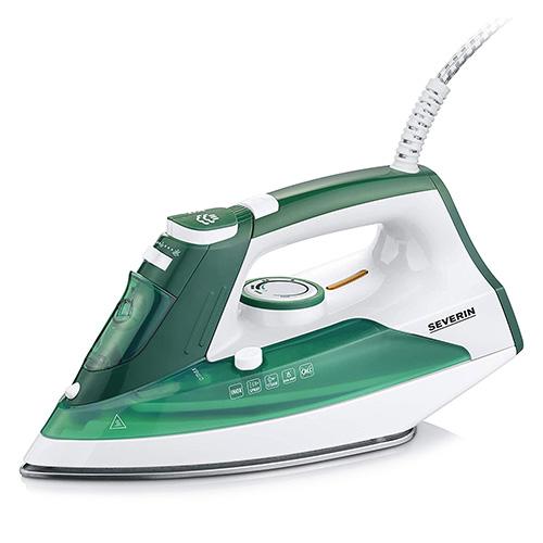 Severin BA 3261 steam iron, white and green
