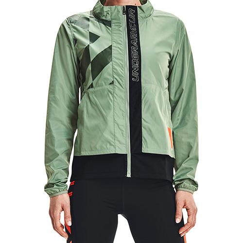 Under Armour Run Anywhere Laser női kabát - Szín: Zöld, Méret: L