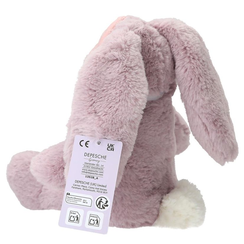 Princess Mimi plush rabbit with sleep mask