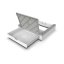 Universal spacer between washing machine and dryer with pull-out drawer and storage shelf Meliconi Torre Duo 656123 white