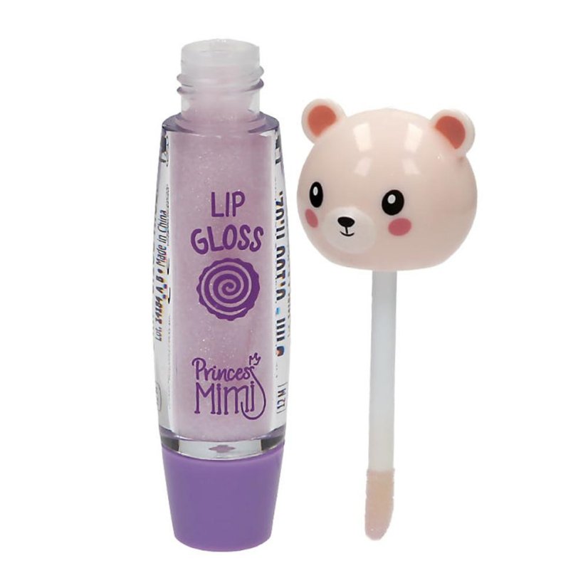 Princess Mimi Bear-Shaped Lip Gloss, Marshmallow