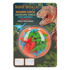 Klebe-Dinosaurier Dino World 18 Stück