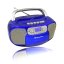 Roadstar RCR-4635UMPBL modrý rádiový kazetový prehrávač