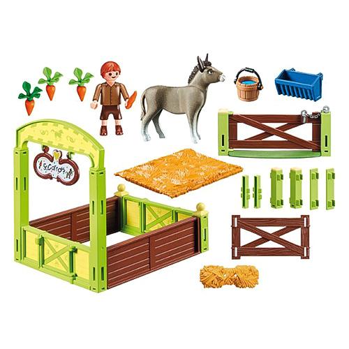Koňský box Šmik a seňor Mrkvička Playmobil 70120