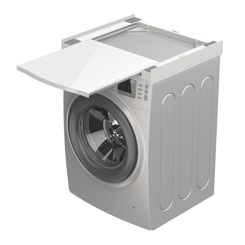 Universal spacer between washing machine and dryer with pull-out shelf Meliconi Torre Dry 656133 white
