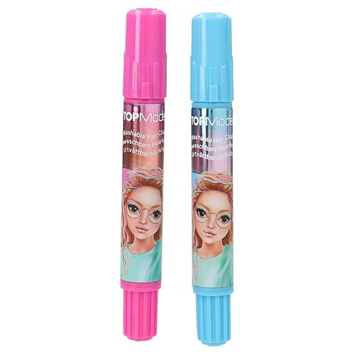 Top Model washable hair colors, pink and blue, Lizzy
