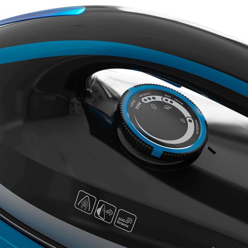 Black+Decker BXSS2401 Steam Station, Black and Blue