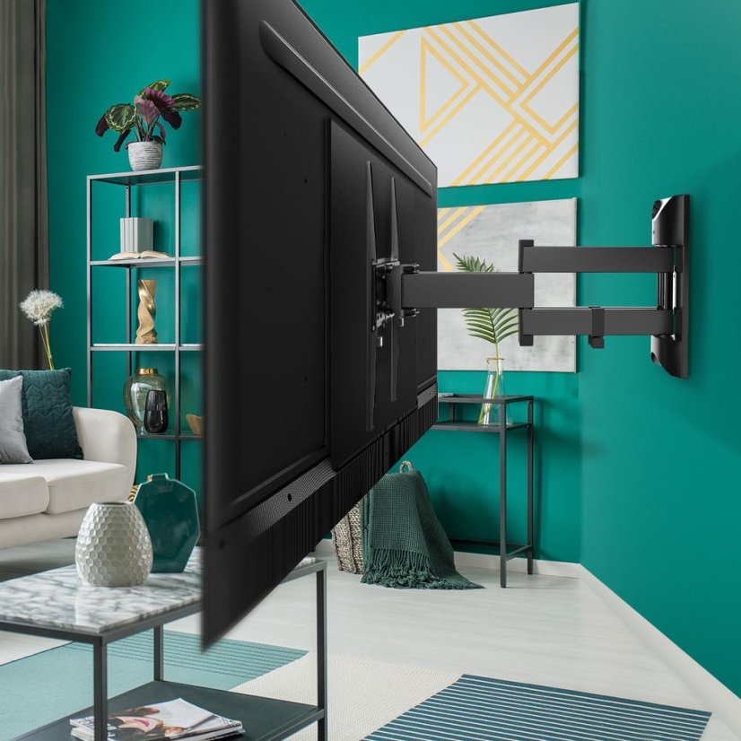 Meliconi 480874 Slimstyle 400 SDRP Plus TV-Halterung, schwarz