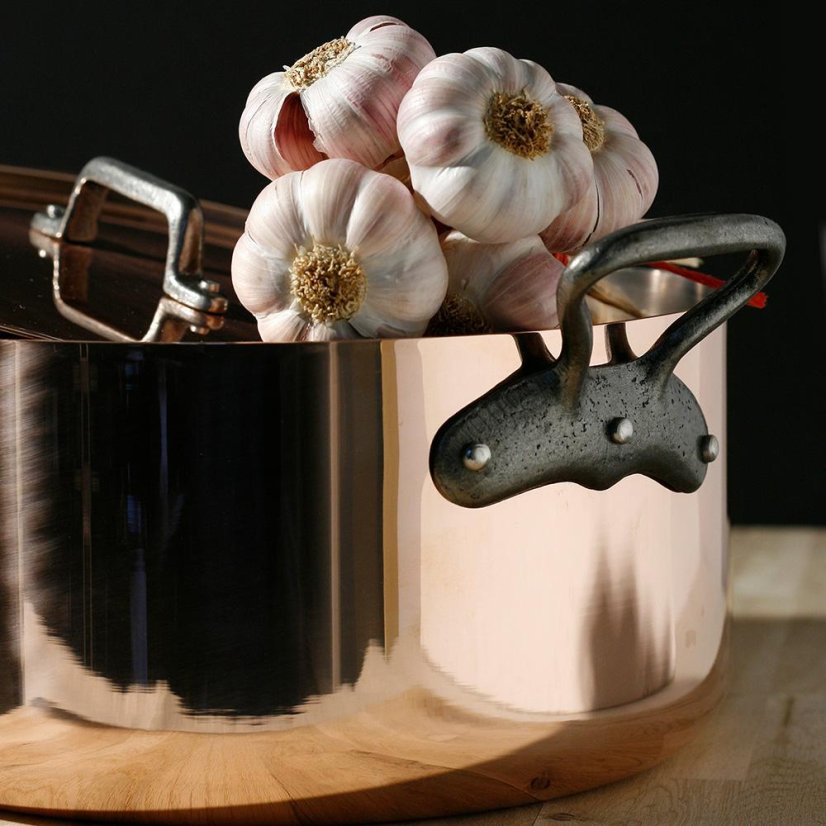 Pot with lid de Buyer INOCUIVRE 6466.20 copper