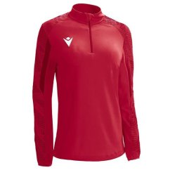 DORA 1/4 ZIP WOMAN TOP RED/DRED