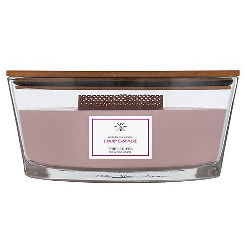 Świeca Purple River Ellipse, Luxury Cashmere