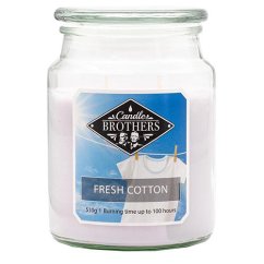 Svíčka Candle Brothers velká, Fresh Cotton