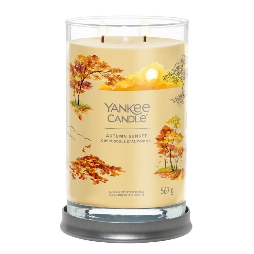 Świeca Yankee candle Signature Tumbler duża, Autumn Sunset
