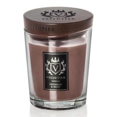 Svíčka Vellutier střední, Patchouli & Musk